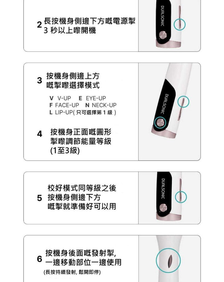 Dualsonic Effect Hifu Device Unlimited Shot 🇰🇷韓國製🇰🇷 無限發數任用 美容儀 Made in Korea