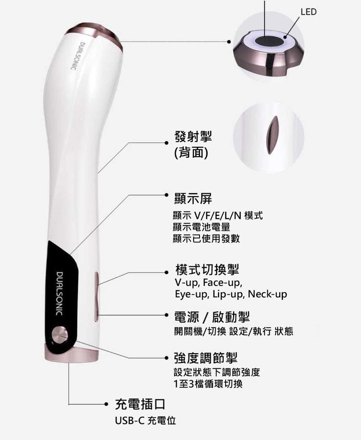 Dualsonic Effect Hifu Device Unlimited Shot 🇰🇷韓國製🇰🇷 無限發數任用 美容儀 Made in Korea