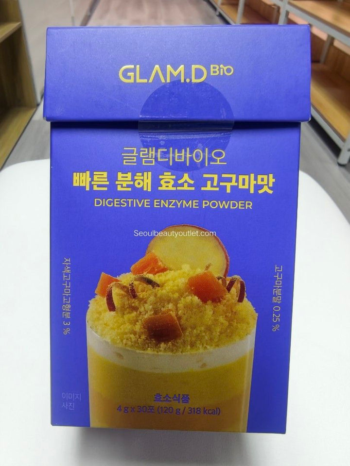 現貨⭕️ 韓國 GLAM.D 極速分解酵素 3g (1盒30包) 蕃薯味 바로분해효소 고구마맛!