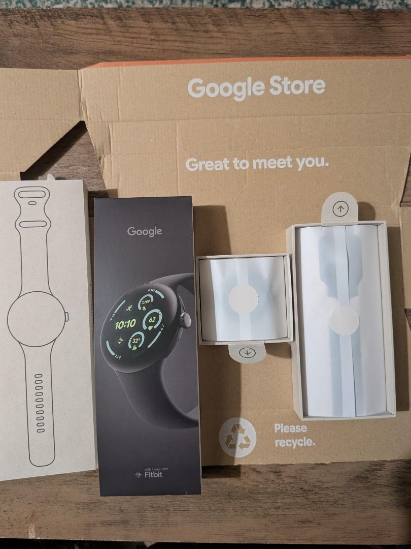 Google Pixel Watch 3 智能手錶 45mm (藍牙/Wi-Fi) 國際版 全新 未開封
