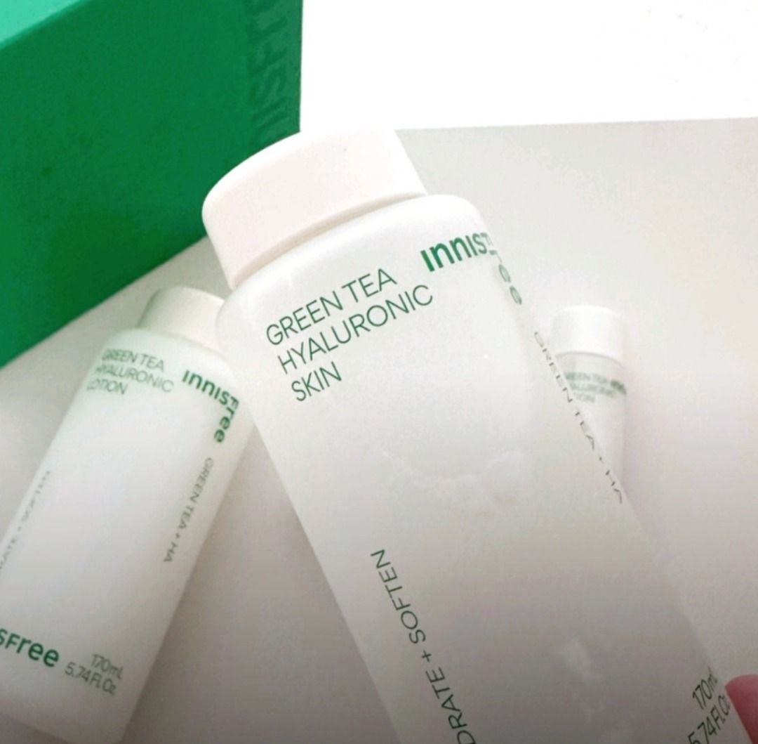 ✨現貨✨韓國 INNISFREE GREEN TEA HYALURONIC SKIN CARE SET