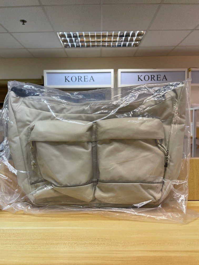 Safe Cross Body Bag (Light Beige)