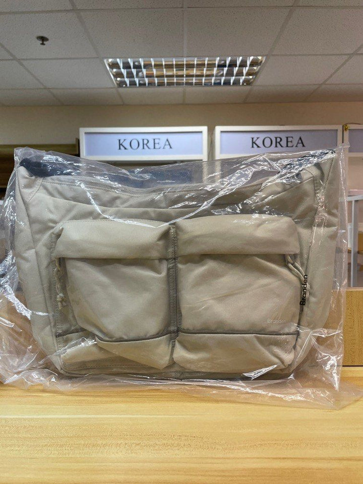 Safe Cross Body Bag (Light Beige)
