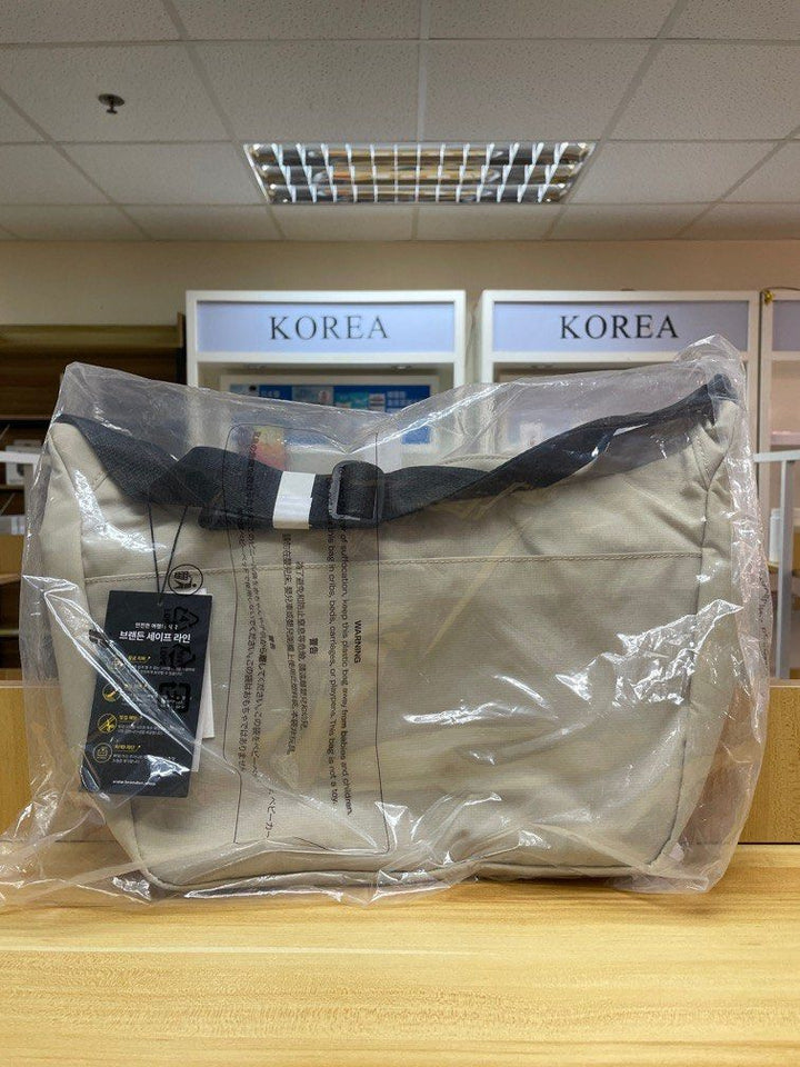 Safe Cross Body Bag (Light Beige)