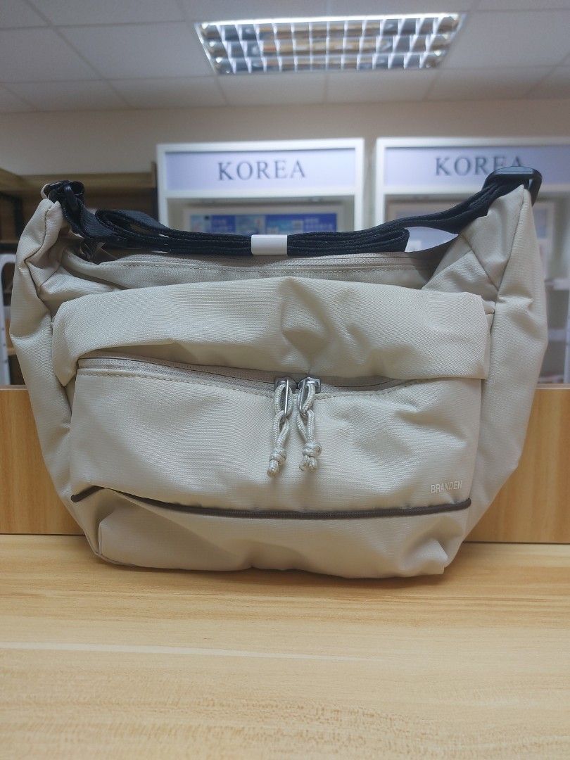 Safe Cross Body Bag (Light Beige)
