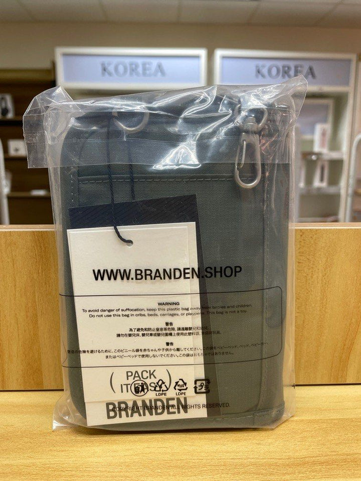Safe cross wallet bag (Black)