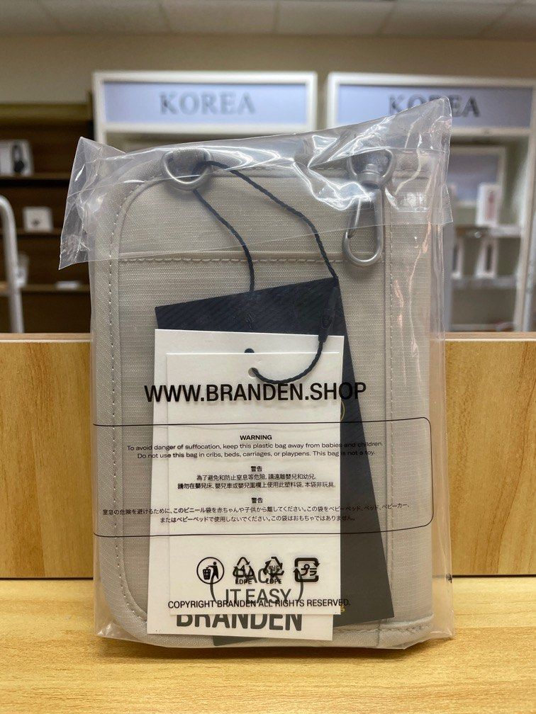 Safe cross wallet bag (Black)
