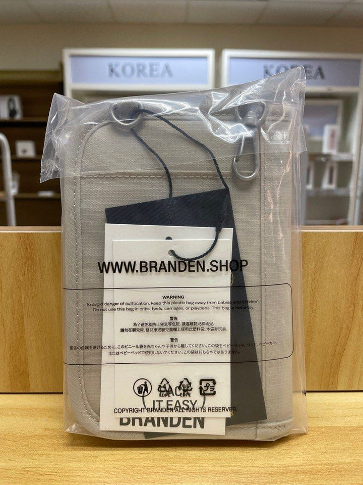 Safe cross wallet bag (Black)