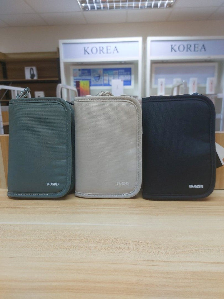 Safe cross wallet bag (Black)