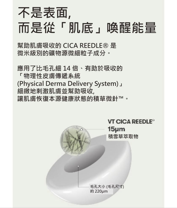 VT REEDLE SHOT 100 2STEP MASK 韓國 原廠正貨