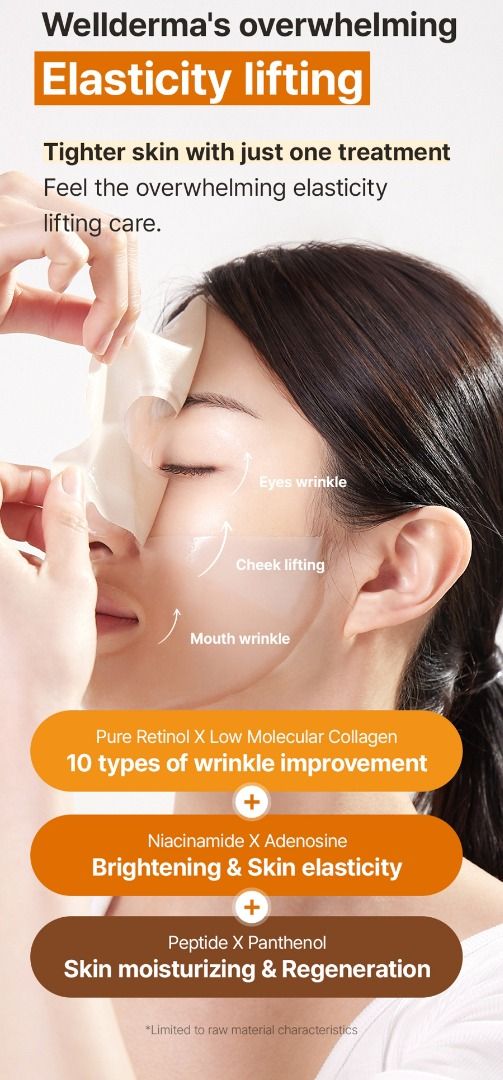 WellDerma SAPPHIRE/ RETINOL/ CICA 面膜 套装(4片) 韓國 No.1 Collagen 面膜